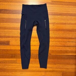 Athleta Rainier Tight Navy Size S NWOT